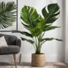 1pc Artificial Tropical Palm Tree Banana Leaves Monstera for Home Decor