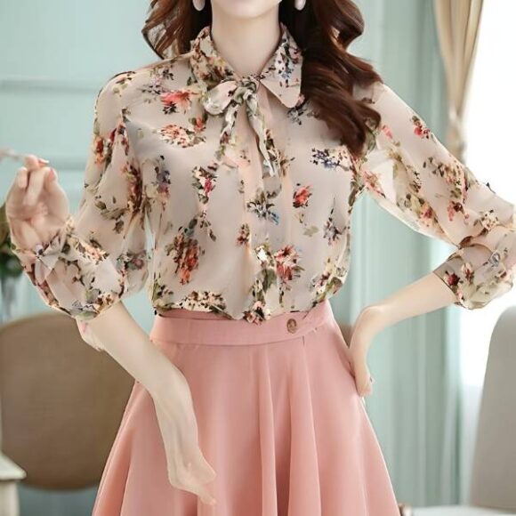 Chiffon Blouses for Women's Spring Fashion